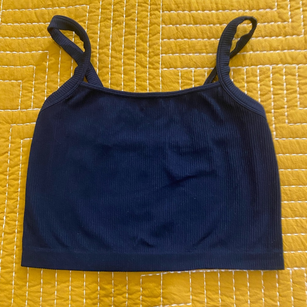 Colsie Cropped Bra-Shirt